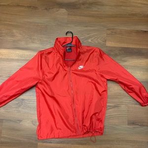 Red Nike Windbreaker